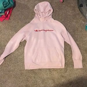Pink champion sweatshirt